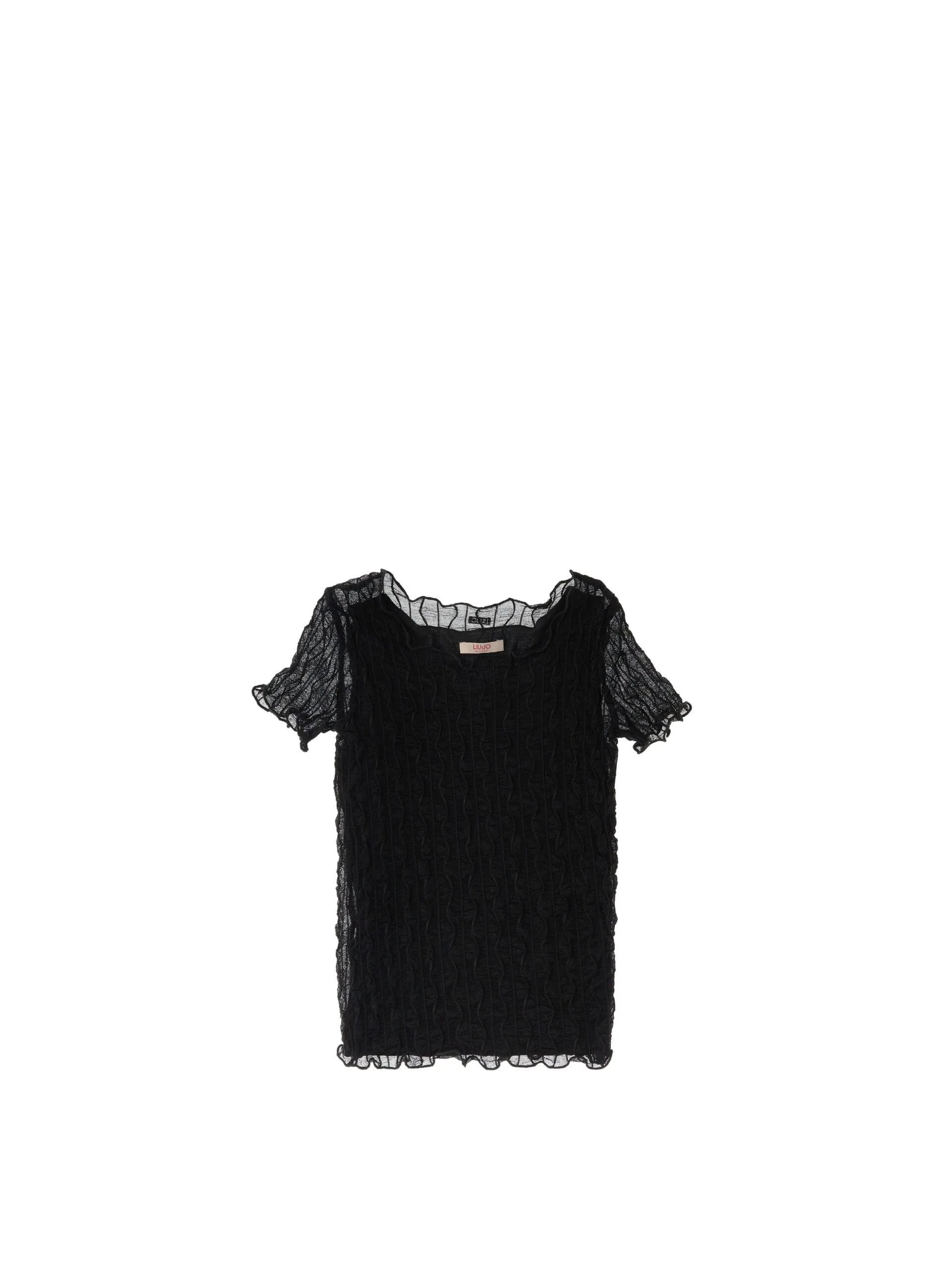 T-shirt girocollo JUNIOR NERO 12 - Liu jo - FashionsVida
