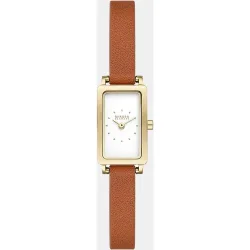 Reloj hagen micro de piel en color con dos agujas