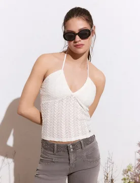 Top liso sin mangas de mujer - Green Coast - FashionsVida
