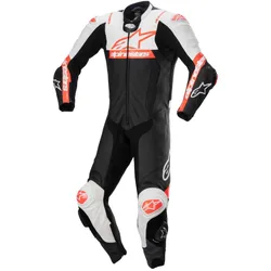 Tuta Moto Intera MISSILE V2 WARD 1PC Nero Bianco taglia 58
