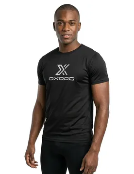 Ohio Short Sleeve T-shirt Black S - Oxdog - FashionsVida
