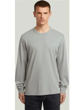Camiseta de hombre manga larga y cuello redondo - G-Star - FashionsVida