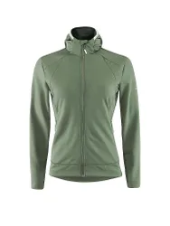 Löffler Sudadera con capucha de forro polar Tech-Merino para mujer oliva 36