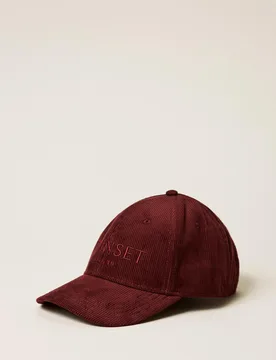 Casquette de baseball en velours - TWINSET - FashionsVida