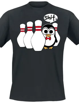 T-Shirt - Shit. - S bis 5XL - für Männer - Größe 5XL - schwarz - Männer - male - Tierisch - FashionsVida
