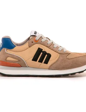 Baskets Joggo Taupe / Blue EU 37 - MTNG - FashionsVida