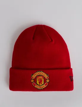 Manchester United x Core Cuff Beanie Red None - New era - FashionsVida