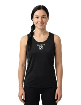 T-shirt Sans Manches Basic Black XL - Givova - FashionsVida