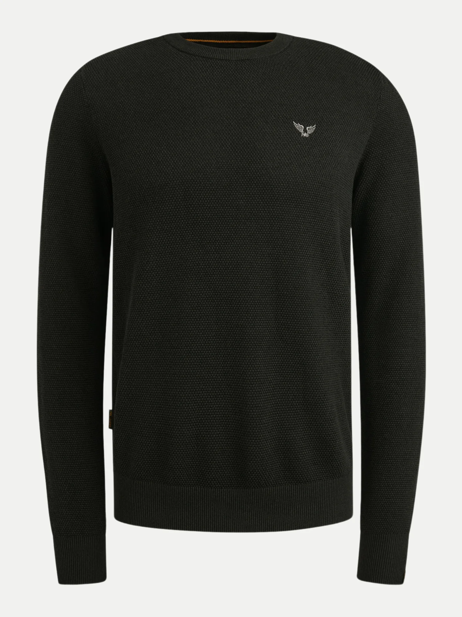 Langarmshirt mit Strukturiertenmuster Schwarz L - PME Legend - FashionsVida
