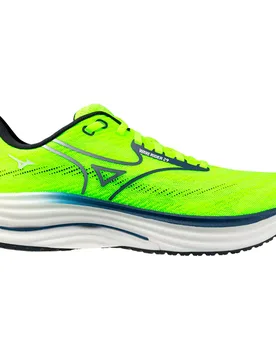 Wave Rider 29 Running Shoes Lightning Yellow / Estate Blue / Salute UK 11.5 Men - Mizuno - FashionsVida