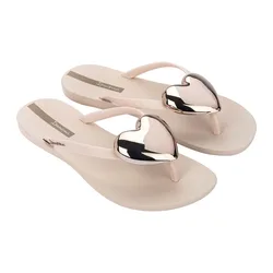 Maxi Fashion Iv Flip Flops Beige / Gold UK 4 Women