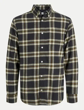 Flannelhemd JJEClassic Schwarz M - Jack & jones - FashionsVida