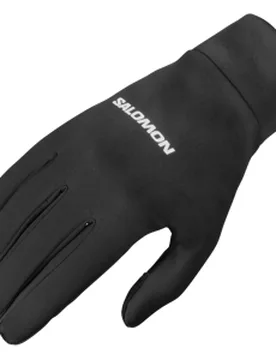 Tech Softshell Laufhandschuhe Unisex XS Deep Black - Salomon - FashionsVida