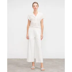 Pantalones anchos de mujer ancho tobillero