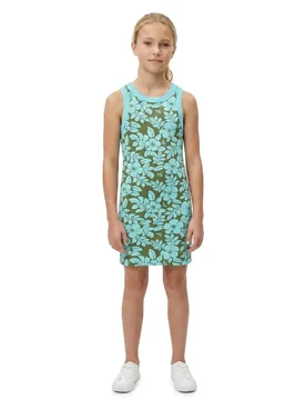 Vestito Senza Maniche Iconic Days Printed Rg Oil Green The Mo Mini Rg 16 Anni - Roxy - FashionsVida