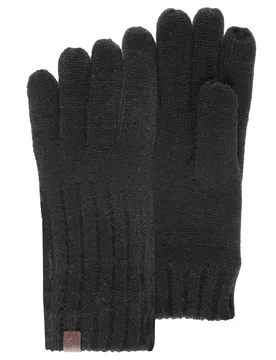 Gants Maille Côtelée Noir noir Tailleunique - Isotoner - FashionsVida