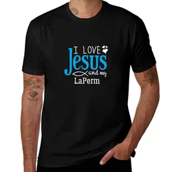 I Love Jesus, And My Laperm T-Shirt Festival Casual Short Sleeve T-Shirt