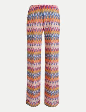 Jersey-Hose Crochet Multicolor Mehrfarbig XL - Smith & Soul - FashionsVida