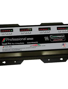 Professional Ps4 Autoprofile Battery Charger 15a Black / Grey 15.2 x 20.9 x 40 cm unisex - Dual Pro - FashionsVida