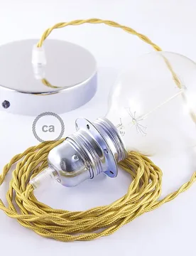 Cables Lampe Suspendue Pendel Pour Abat-jour Tm05 2 M Gold / Chrome Plated One Size - Creative - FashionsVida