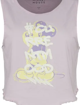 Disney Tank-Top - Current Mood - S bis XXL - für Damen - Größe M - rosa - EMP exklusives Merchandise! - Frauen - female - Micky Maus - FashionsVida