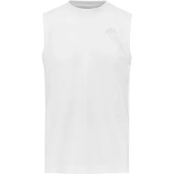 Cadwal korporate camiseta tirantes hombre Blanco (XXXXL)