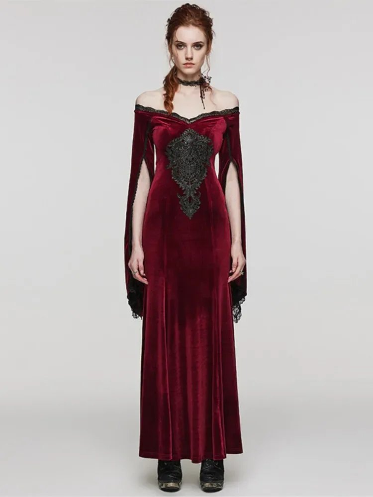 A velvet jumpsuit dress from Gothic - Aliexpress - FashionsVida