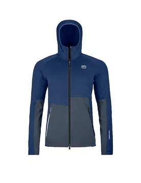 Giacca in pile da donna Rib Hoodie blu L - Ortovox - FashionsVida