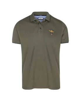 Polo olive XXL - Aeronautica Militare - FashionsVida