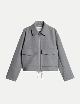 Marc O' Polo Twill-Jacke Grau L - Marc O'Polo - FashionsVida