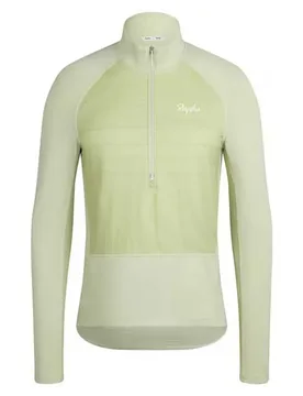 Felpa Explore Zip Neck Lint / Aloe Wash - Rapha - FashionsVida