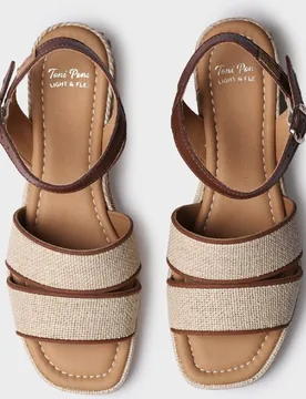 Alpargatas de cuña de mujer de algodón con suela flexible - Toni Pons - FashionsVida