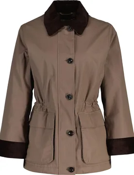 Gabardina de mujer corto con botones - Gant - FashionsVida