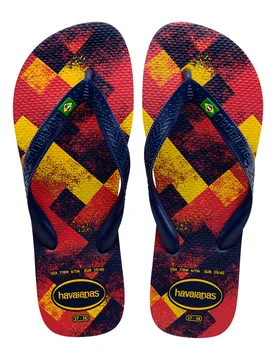 Ciabatte Infradito Brasil Fresh Blu 39/40 - Havaianas - FashionsVida