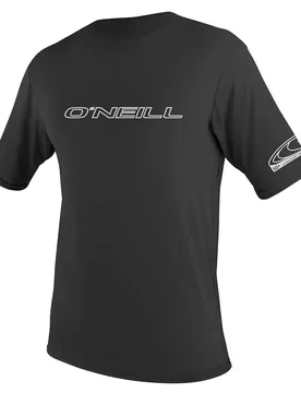 Rash Guard Manches Courtes Basic Skins Rash Tee S/s Black 3XL - O´neill Wetsuits - FashionsVida