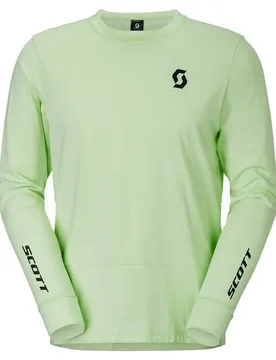 Maglietta A Maniche Lunghe Vertic Pro Mid Vapour Green - Scott - FashionsVida