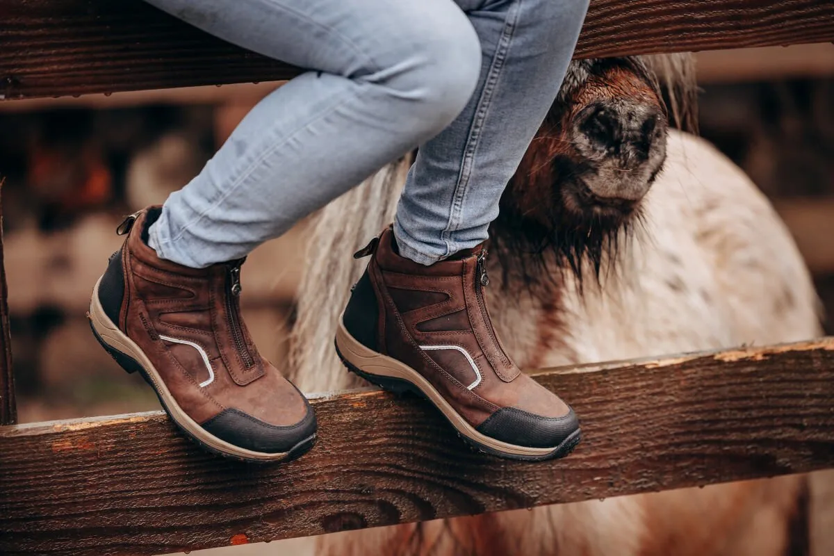 Schuhe FIELD FrontZip GripFTX chocolate 38 - Suedwind - FashionsVida