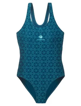 Seaweed Swimsuit Gibraltar Sea / Metalic Peacock Blue S Women - Aquawave - FashionsVida