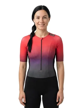 Trisuit A Maniche Corte Collective Black / Rose Fade S - HUUB - FashionsVida