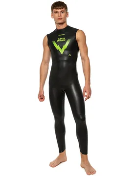 Electra Smooth Skin Lgj Sleeveless Neoprene Wetsuit Black M Men - Mad Wave - FashionsVida