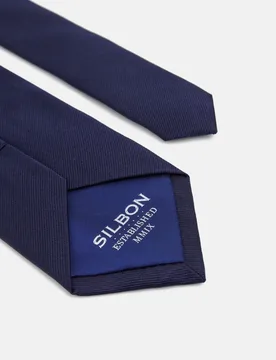 Silbon - Corbata seda lisa - Silbon - FashionsVida