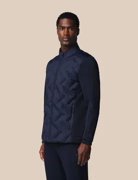 Men’s Flex Long Sleeve Hybrid Jacket - Navy NAVY L male - Castore - FashionsVida
