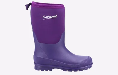 Kids Unisex Hilly Neoprene Junior - Purple Rubber - Size Uk 3