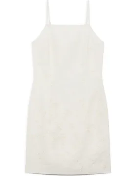 Vestido corto con tirantes en lino - Caroll - FashionsVida