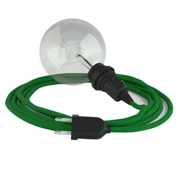 Cables Lampe Suspendue Pour Abat-jour Rm06 3 M Green / Black One Size