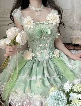 A new fashionable green dress for students' coming-of-age ceremony - Aliexpress - FashionsVida