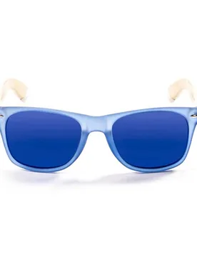 Beach Wood Sunglasses Blue Transparent / Blue One Size Men,Women - Ocean Sunglasses - FashionsVida