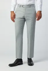 Mens Skinny Trousers In Silver - Size 34 Long
