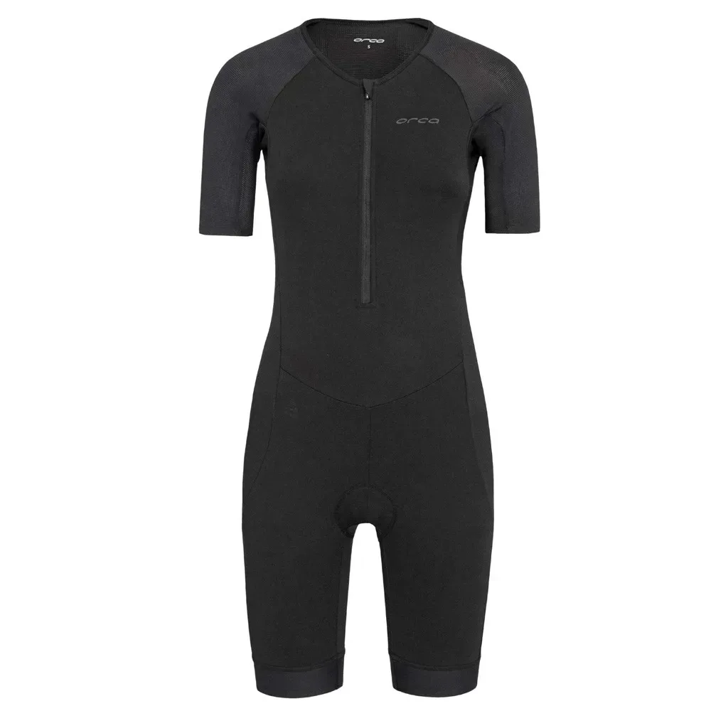Trisuit A Maniche Corte Black White XL - Orca - FashionsVida