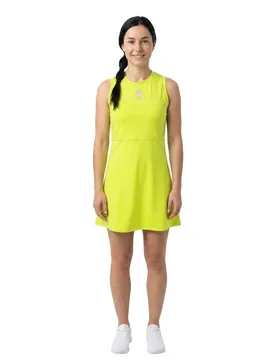 Floucy Sleeveless Dress Acid Lime S - Osaka - FashionsVida